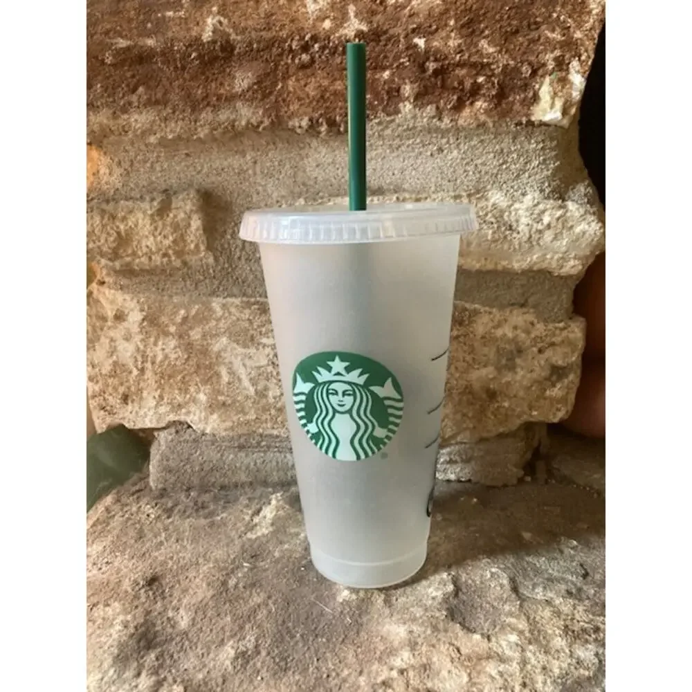 Upcycled Starbucks “Nothing But a Gangsta Party” Golden Girls Tumbler Cup
